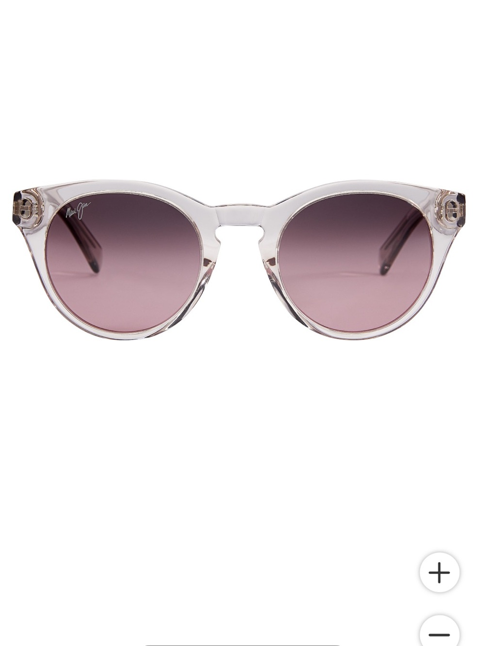Maui Jim Dragonfly Women's Polarized Pink Round Sunglasses